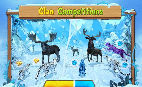 اسکرین شات بازی Snow Leopard Family Sim Online 5