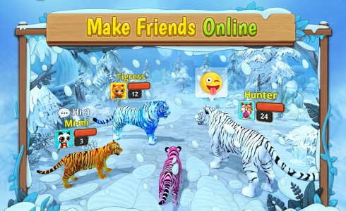 اسکرین شات بازی White Tiger Family Sim Online - Animal Simulator 2