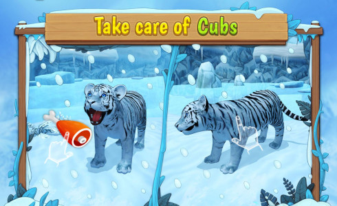 اسکرین شات بازی White Tiger Family Sim Online - Animal Simulator 5