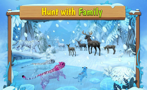 اسکرین شات بازی White Tiger Family Sim Online - Animal Simulator 3