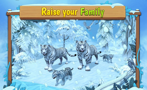 اسکرین شات بازی White Tiger Family Sim Online - Animal Simulator 1