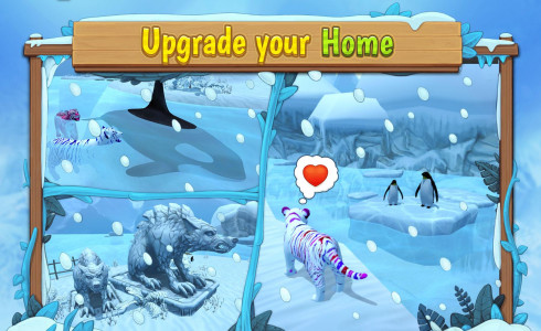 اسکرین شات بازی White Tiger Family Sim Online - Animal Simulator 6
