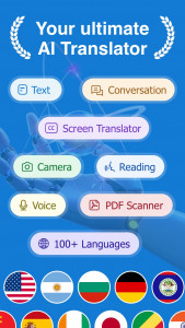 اسکرین شات برنامه AI Translator Pro: Snap, Speak 1