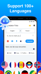 اسکرین شات 4 برنامه AI Translator: Photo & Voice