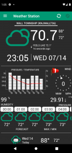 اسکرین شات برنامه Weather Station 7