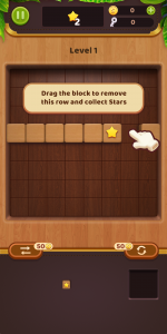 اسکرین شات بازی BlockPuz -Woody Block Puzzle 1