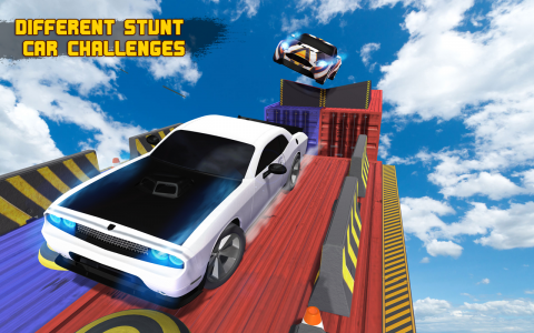 اسکرین شات برنامه AR Car Racing Stunts- Mega Ramp Car Driving 2021 2