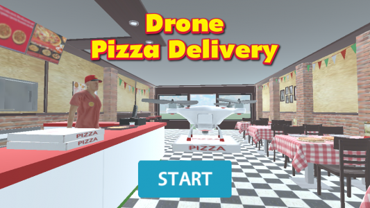 اسکرین شات بازی Drone Pizza Delivery 3D 2