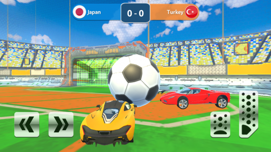 اسکرین شات بازی Sport Car Soccer Tournament 3D 1
