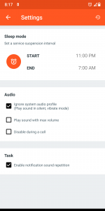 اسکرین شات 6 برنامه Battery Sound Notification