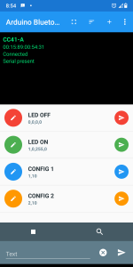 اسکرین شات 2 برنامه Arduino Bluetooth Controller