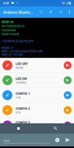 اسکرین شات 3 برنامه Arduino Bluetooth Controller