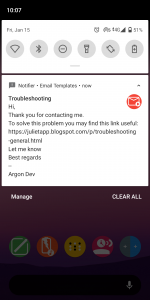 اسکرین شات 8 برنامه Fake Notifications