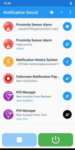 اسکرین شات 1 برنامه Notification Sound Manager