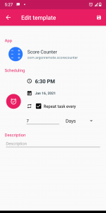 اسکرین شات برنامه Open App Scheduler 6