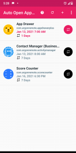 اسکرین شات 7 برنامه Open App Scheduler