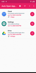 اسکرین شات برنامه Auto Open App (Scheduler) 8