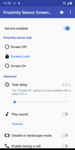 اسکرین شات برنامه Proximity Sensor Screen Lock 2