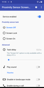 اسکرین شات برنامه Proximity Sensor Screen Lock 1