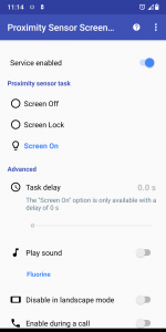 اسکرین شات برنامه Proximity Sensor Screen Lock 5