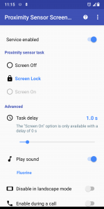 اسکرین شات برنامه Proximity Sensor Screen Lock 4