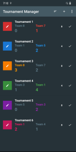 اسکرین شات 8 برنامه Tournament Manager