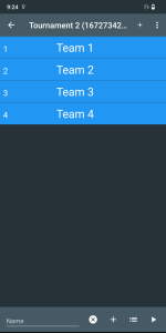 اسکرین شات 4 برنامه Tournament Manager