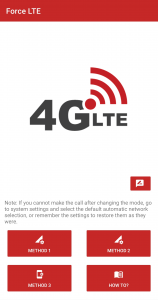 اسکرین شات برنامه 4G Switcher - Force LTE Only 1