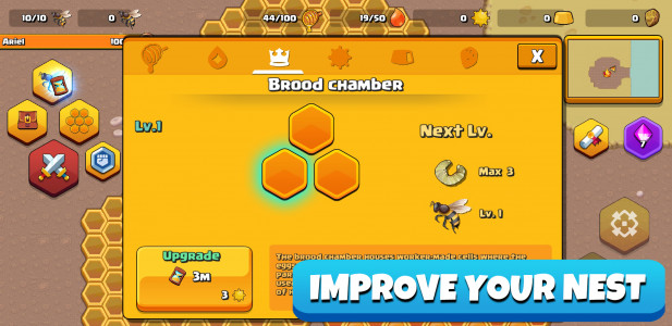 اسکرین شات بازی Pocket Bees: Colony Simulator 3