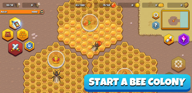 اسکرین شات بازی Pocket Bees: Colony Simulator 1