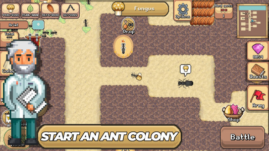 اسکرین شات 1 بازی Pocket Ants: Colony Simulator