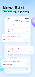اسکرین شات برنامه Elisi - Structured planner 3