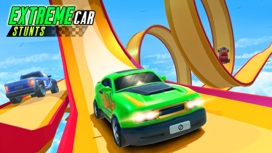 اسکرین شات برنامه Mega Ramp Car Stunt-Car Racing 2