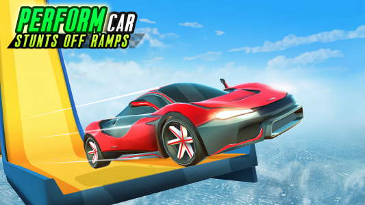 اسکرین شات برنامه Mega Ramp Car Stunt-Car Racing 1