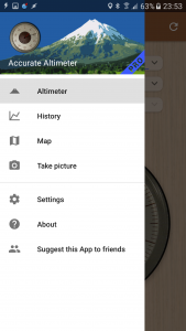 اسکرین شات 5 برنامه Accurate Altimeter