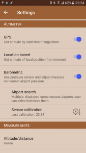 اسکرین شات برنامه Accurate Altimeter 6