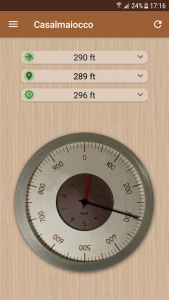 اسکرین شات برنامه Accurate Altimeter 4