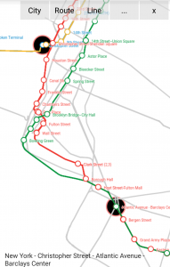 اسکرین شات برنامه Subway Maps 3