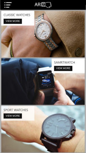 اسکرین شات برنامه AR Watches - Augmented Reality Commerce 4