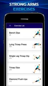 اسکرین شات برنامه Arms Workout Gym Trainings App 4