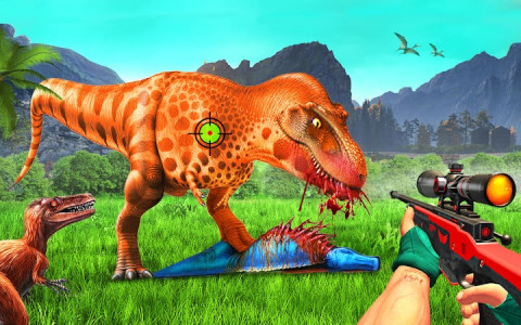 اسکرین شات برنامه Deadly Dinosaur Hunter Sniper Animal Shooting Game 7