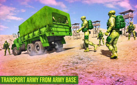 اسکرین شات برنامه Army Prisoner Transport Games 3