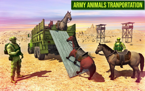 اسکرین شات برنامه Army Prisoner Transport Games 2