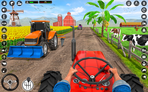 اسکرین شات بازی Tractor Farming: Tractor Games 1