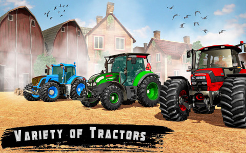 اسکرین شات برنامه Tractor Farming Driving Games 3