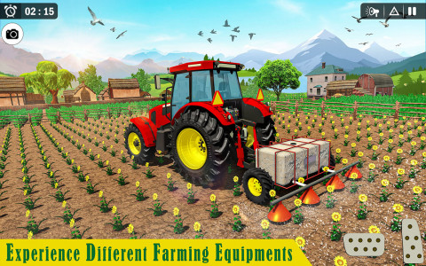 اسکرین شات برنامه Tractor Farming Driving Games 4