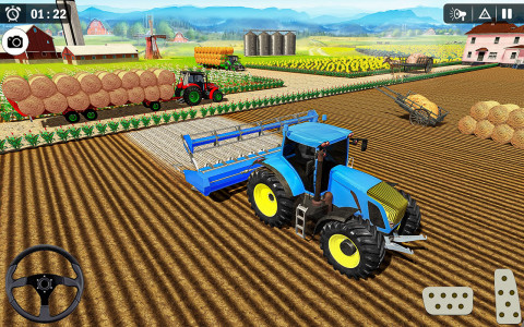 اسکرین شات برنامه Tractor Farming Driving Games 7