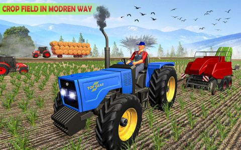 اسکرین شات برنامه Tractor Farming Driving Games 5