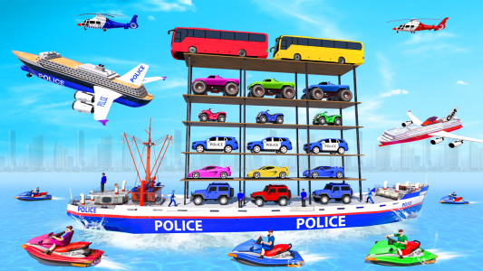 اسکرین شات برنامه Car Transport Truck Car Games 2