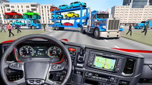 اسکرین شات برنامه Car Transport Truck Car Games 4